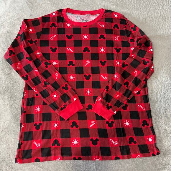 Old Navy Disney Mickey Mouse Ears Pijama Set, Red/Black, XL - Picture 2 of 6